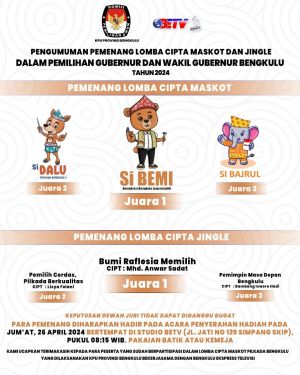 Putra Kota Jambi Menangi Sayembara Jingle Pilkada Bengkulu