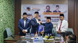 Disambut Langsung Ketua DPW Fasha, Al Haris dan Abdullah Sani Kompak Mendaftar di NasDem