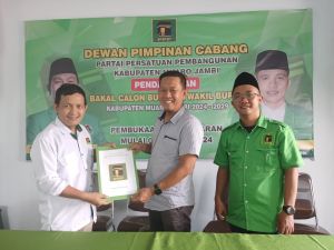 Bangun Koalisi Hadapi Pilkada, BBS Ambil Formulir di PPP Muaro Jambi