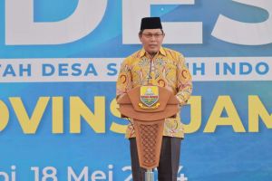 Wabup Hairan Hadiri Halal Bihalal APDESI Provinsi Jambi