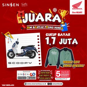 Kejar JUARA, Juni Banyak Promo Honda