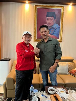 Setelah Bertemu CE, Cecep Suryana juga Sowan ke Gubernur Jambi Al Haris