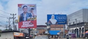 Pepet Masnah Busro, Baliho Abun Yani Bacabup Mulai Bertebaran di Muaro Jambi 