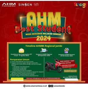 Daftar AHM Best Student Sekarang Juga dan Raih Beasiswa Puluhan Juta Rupiah