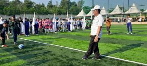 Wagub Jambi Buka Liga Pamong Mini Soccer IKAPTK 2024