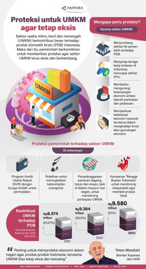 INFOGRAFIS- Proteksi untuk sektor UMKM agar Tetap Eksis