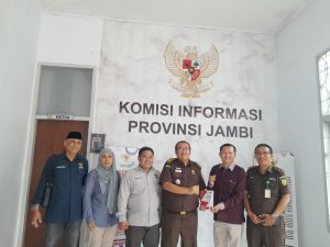 Komisi Informasi Terima Kunjungan Kasi Penkum Kejati Jambi, Taufiq: Semoga Bisa Bersinergi