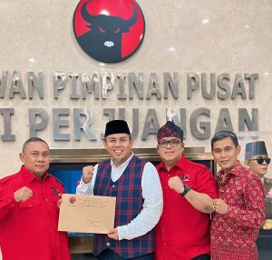 PDIP Resmi Usung HAR-Guntur di Pilwako Jambi