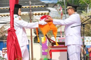 Peringati HUT ke-79 Kemerdekaan di Alun-Alun Kota Kualatungkal, Bupati Ajak Isi Kemerdekaan