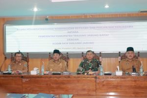Pemerintah Daerah dan Kodim 0419/Tanjab Jalin Kerjasama Strategis Pembangunan Daerah