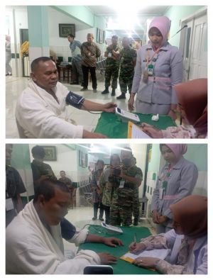 Potret Romi-Sudirman Jalani Pemeriksaan Kesehatan di Rumah sakit Dr Bratanata