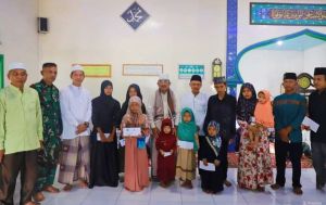 Maulid Nabi, Bupati Anwar Sadat Beri Bantuan ke Masjid dan Anak Yatim di Pengabuan