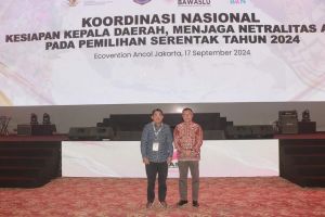 Bupati Tanjab Barat Hadiri Rakornas Kesiapan Kepala Daerah Jaga Netralitas ASN pada Pilkada 2024