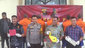 Polda Jambi Tangkap 5 Pelaku Ilegal Drilling 