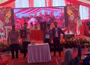 Diza-Maulana Nomor Urut Satu, HAR-Guntur Dapat Nomor Dua
