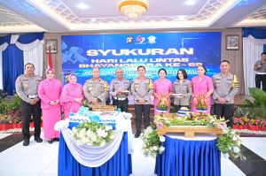 Polda Jambi Gelar Syukuran Hari Lalu Lintas Bayangkara ke-69 Tahun 2024