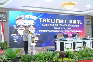 Polda Jambi Gelar Taklimat Awal Audit Kinerja Itwasda Tahap II Tahun 2024