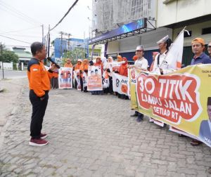 PKS Menyapa, Ketua Koalisi Fahrul Ilmi dan Kader PKS Kampanyekan Maulana-Diza