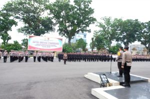 Polda Jambi Gelar Apel Operasi Mantap Brata 2023-2024