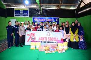Sambut HUT Polri, Bidhumas Polda Jambi Kunjungi Panti Asuhan