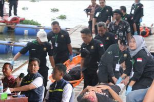 TCK-TMK Dinkes Jambi Selamatkan Korban Luka-Luka hingga Tak Sadarkan Diri di Danau Sipin 