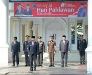 Pemkab Tanjab Barat Gelar Upacara Peringatan Hari Pahlawan