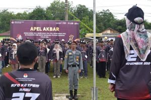 KPU Tebo Gelar Apel Akbar Konsolidasi Badan Adhoc Pilkada