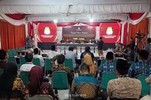 KPU Kabupaten Tebo Gelar Pleno Rekapitulasi Pemungutan Suara Tingkat Kabupaten, Ini Hasil Pilkada Te