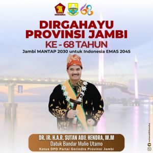 HUT ke 68 Provinsi, SAH Sampaikan Salam Presiden Prabowo untuk Masyarakat Jambi