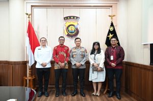Kapolda Jambi Terima Silaturahmi OJK Jambi