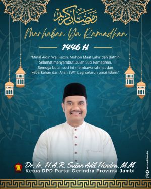 Marhaban Ya Ramadhan, SAH Ucapkan Selamat Menunaikan Ibadah Puasa