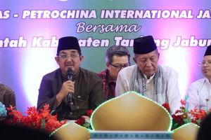 Bupati Tanjabbar Dampingi Wagub Jambi Safari Ramadhan Bersama SKK Migas dan Petrochina