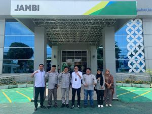 KI Jambi Sambangi BPJS Ketenagakerjaan Jambi, Ajak Ikuti Monev KIP