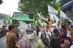 Nasabah Pegadaian Kanwil III Sumbagsel Dapat Tiket Gratis Mudik