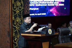 Al Haris Jawab Pandangan Fraksi DPRD, Juga Persoalan Hutang RSUD Raden Mattaher Jambi 