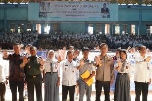 Pemprov Jambi Gandeng Pelajar SD/SMP - SMA/SMK Gelar Deklarasi Tolak Judol
