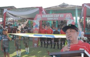Dekat dengan Masyarakat, Ketua DPRD Tanjabbar Sukses Gelar Hamdani Cup VII