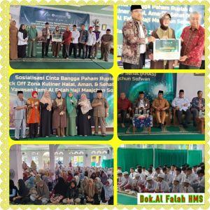 Yayasan Jami’Alfalah Maschun Sofwan Jadi Pilot Project Zona Kuliner Halal, Aman dan Sehat di Jambi