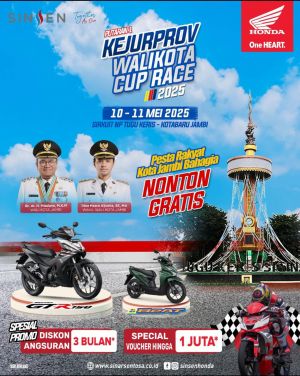 Sinsen Meriahkan Kejurprov Walikota Cup Race 2025 di Jambi dengan Berbagai Program Spesial