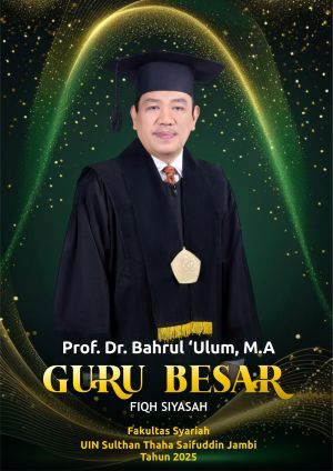 Dari Senat Mahasiswa ke Puncak Akademik: Sosok Bahrul Ulum yang Resmi Sandang Gelar Profesor