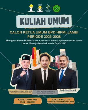 BPD HIPMI Jambi Gelar Kuliah Umum Calon Ketua Umum dalam Rangkaian Musda XII