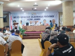 Ini 5 Pimpinan Sidang Musorprov KONI Jambi 2025 - 2029