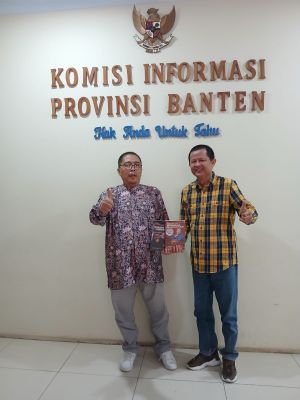 Ketua KI Jambi ke KI Banten Perkuat Penyelesaian Sengketa, Taufiq: Disini 168 Kasus, Di Jambi ada 16