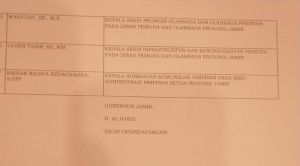 Ini Nama Nama Pejabat Pemprov Jambi yang Dilantik 