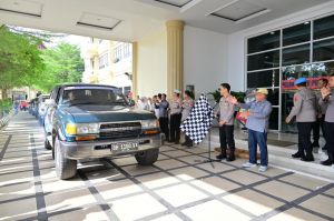 Lepas Rombongan Flag Off Land Cruiser, Ini Pesan Kapolda Jambi