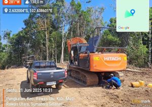 Heboh Soal Alat Berat Milik Bupati Sarolangun, Ternyata Untuk Steking Lahan, Bukan PETI