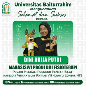 Mahasiswi UBR Perkuat Kontigen KORMI Jambi di FORNAS NTB - Tambah 1 Perolehan Medali 