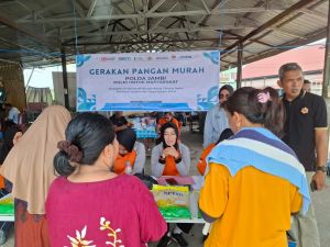 Polda Jambi Gelar Gerakan Pangan Murah