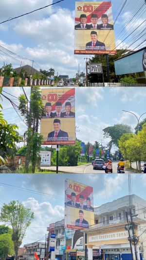 Pasang Puluhan Bilboard Baru, Ketua Gerindra Jambi SAH Sambut Konsolidasi DPP Totalitas dan Kesetiaa