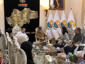 Audiensi HKI ke Gubernur Jambi Bahas Uji Coba Jalan Tol Tempino - Sp Ness